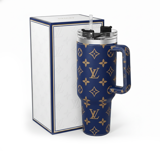 Monogram Navy Royale - Tumbler